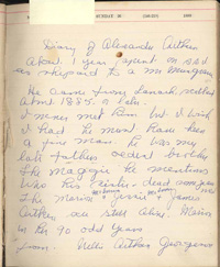 Aitkens Diary