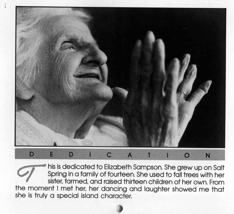 Barbara Woodley calendar photo