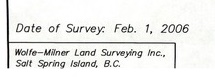 Wolfe-Milner date of survey