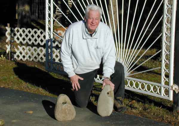 Charles Sampson with anchors