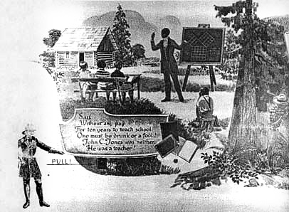 Alfred Temmel mural about John Craven Jones