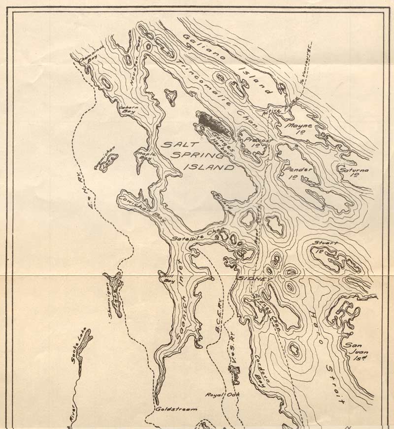 Ganges Harbour Subdivision Plan - 1912