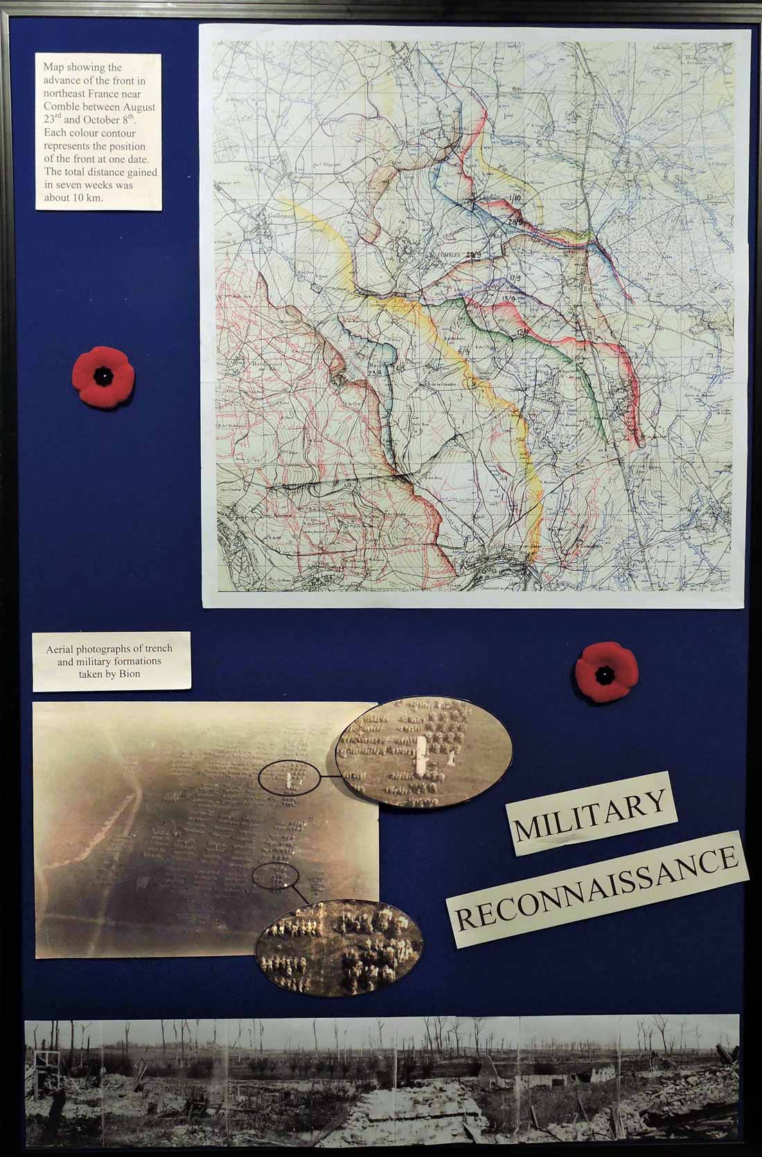 Salt Spring in the Great War display panel