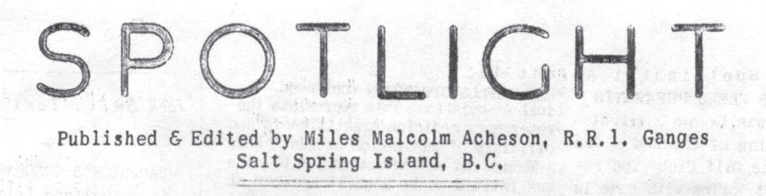Spotlight newspaper  masthead