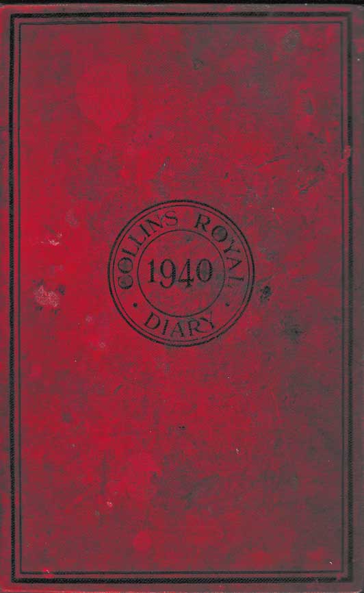 1940 diary cover