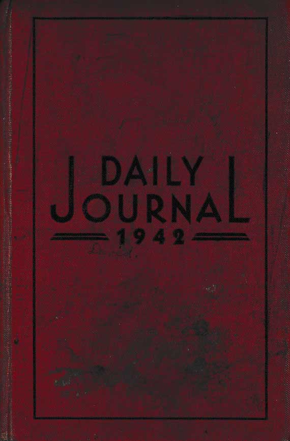 1942 diary cover