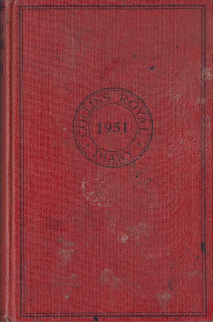 1951 diary cover