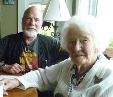 Evelyn Lee with Arthur Black.