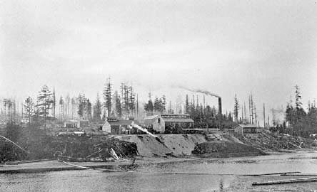 historical photo of the town of Ladysmith