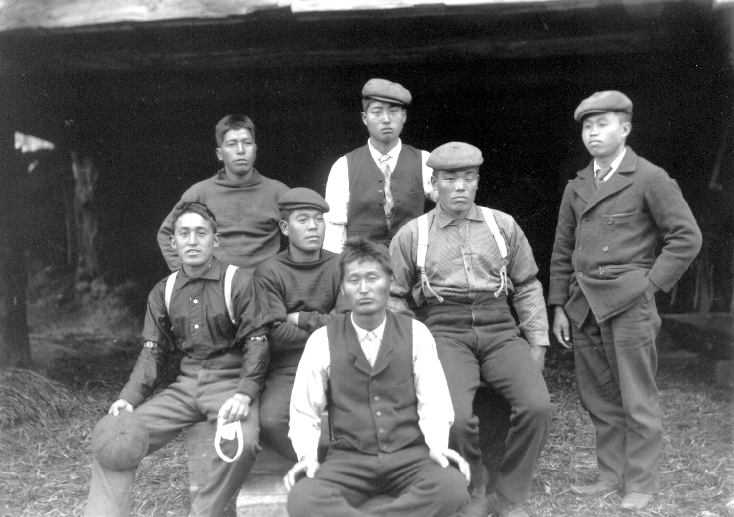 Japanese Canadian Labourers on Bullock Farm